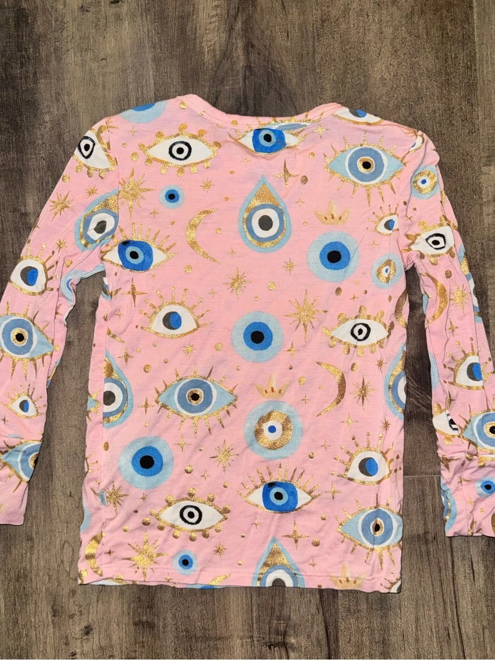 Posh Peanut Fiona Evil Eye Bamboo Pajama Set 3T/4T HTF OG print